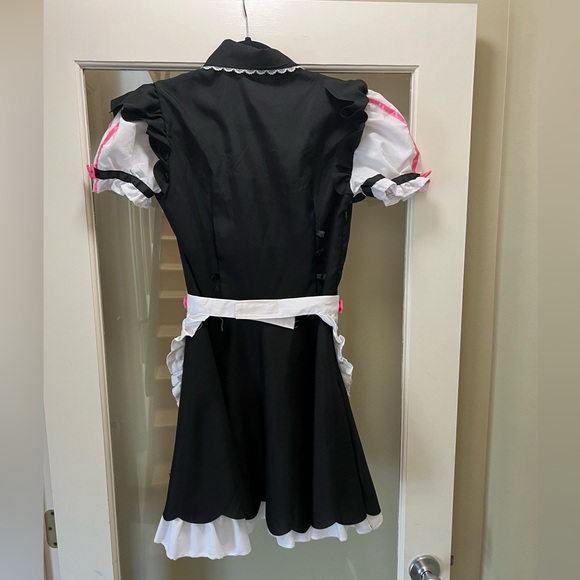 Anime Chocolate Vanilla Cos Lolita Dress Cute Cat Neko Cosplay Maid Dress - Picture 4 of 7